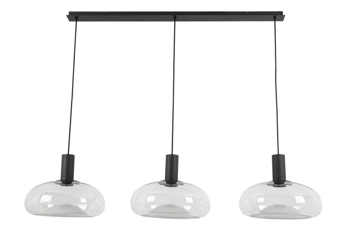 LAMPA WISZĄCA LUNE *DK* - czarny, Design, metal/szkło (135,5/37/183cm) - Dieter Knoll