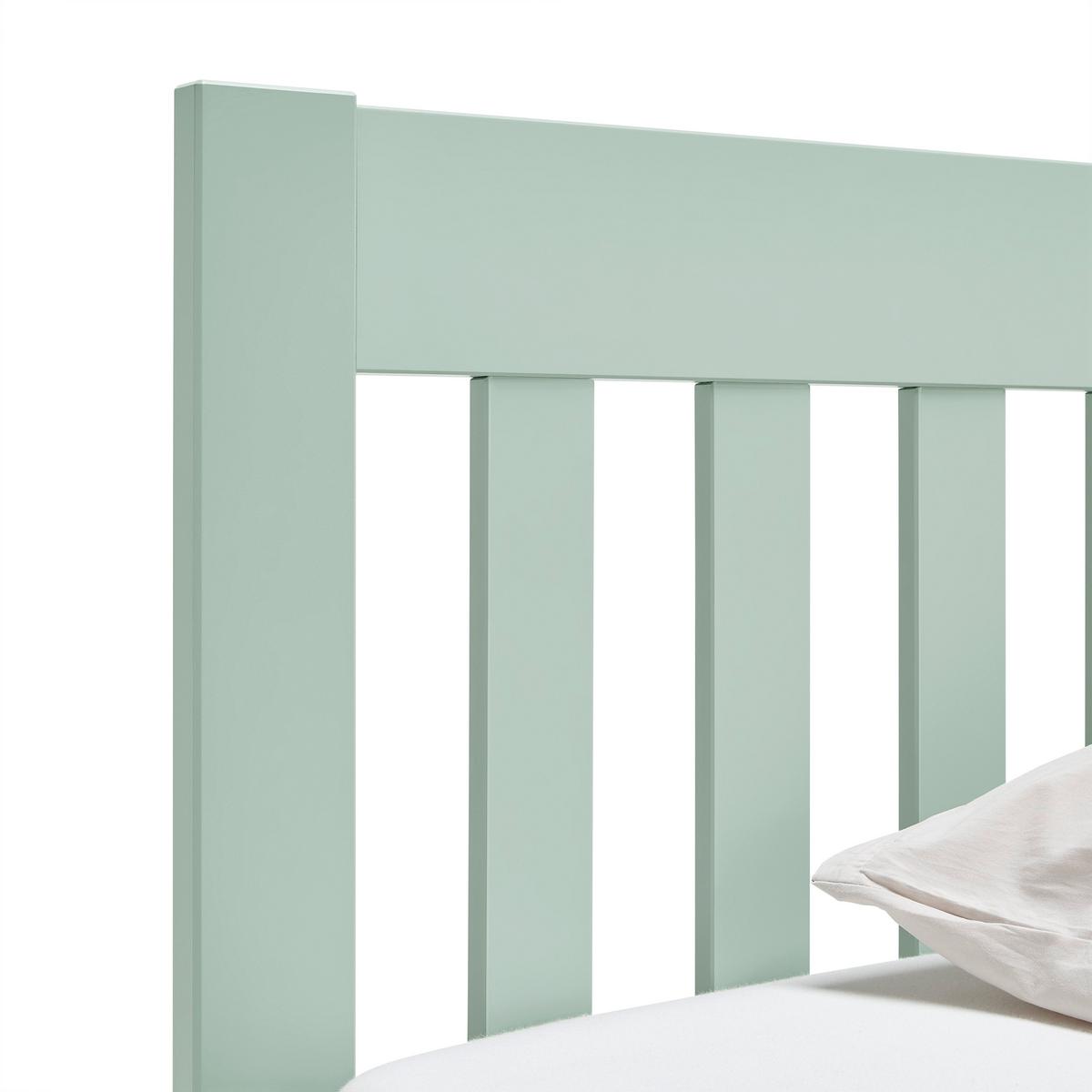 Stauraumbett Nizza Graugrün ca. 140x200cm - Graugrün, ROMANTIK / LANDHAUS, Holz (140/200cm) - Based