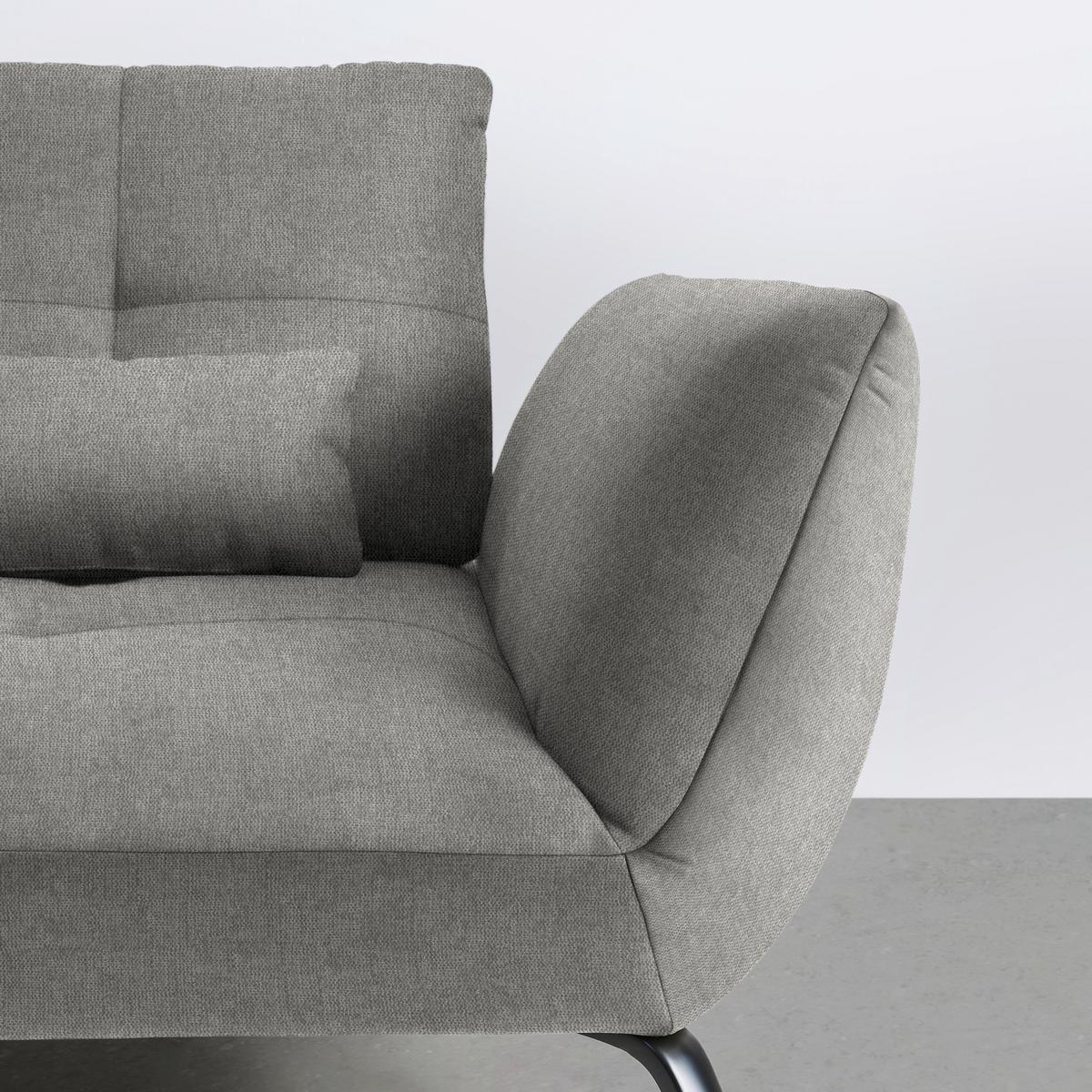 Wohnlandschaft Trendy Grau - Schwarz/Grau, Modern, Holzwerkstoff/Textil (250/93/310cm) - Premium Living