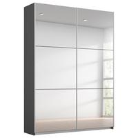 DULAP USI CULISANTE REFLECT - argintiu/gri, Modern, material pe bază de lemn (131/210/59cm)
