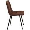 STOL NINO -BASED- - brun/svart, Lifestyle, metall/trä (45/88/54,5cm) - Based