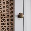 VÄGGSKÅP LISA - vit/bronsfärgad, Modern, metall/trämaterial (32/72/20cm) - Bessagi Home
