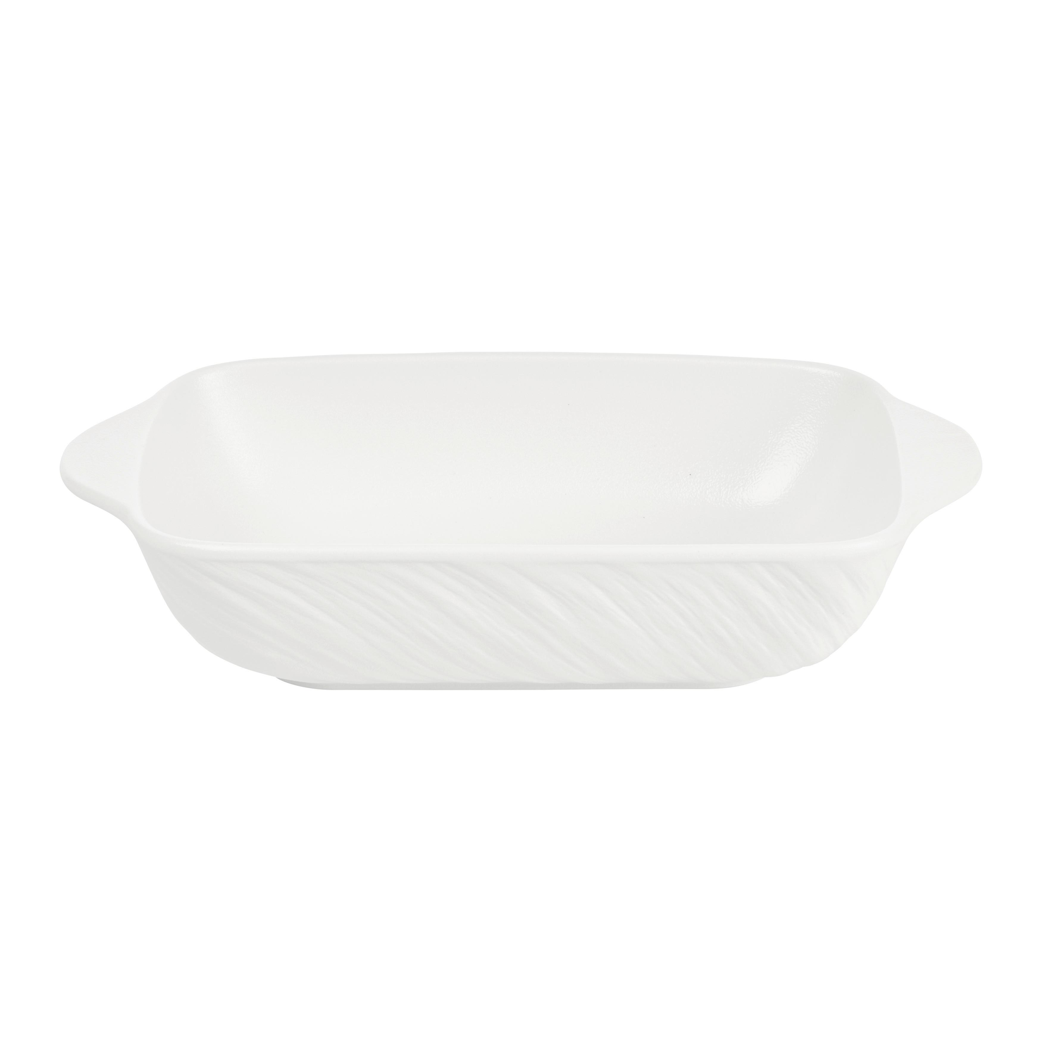 Auflaufform Ruki - M Weiß - Weiß, KONVENTIONELL, Keramik (23.5/16.2/6cm) - Mömax