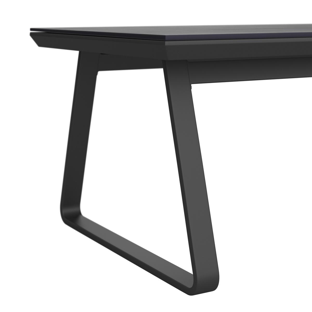 Dining-Loungeset Emmy Dunkelgr Metall/Outdoorstoff - Dunkelgrau/Anthrazit, MODERN, Kunststoff/Textil (318/71/78cm) - Bessagi Garden