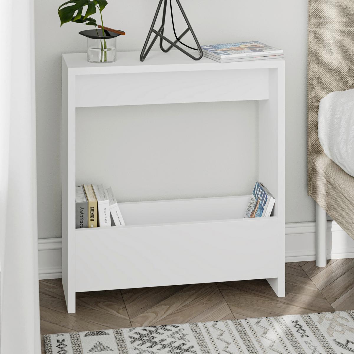 Mizica Simpi - bela, Design, leseni material (55/20/60cm) - Livetastic