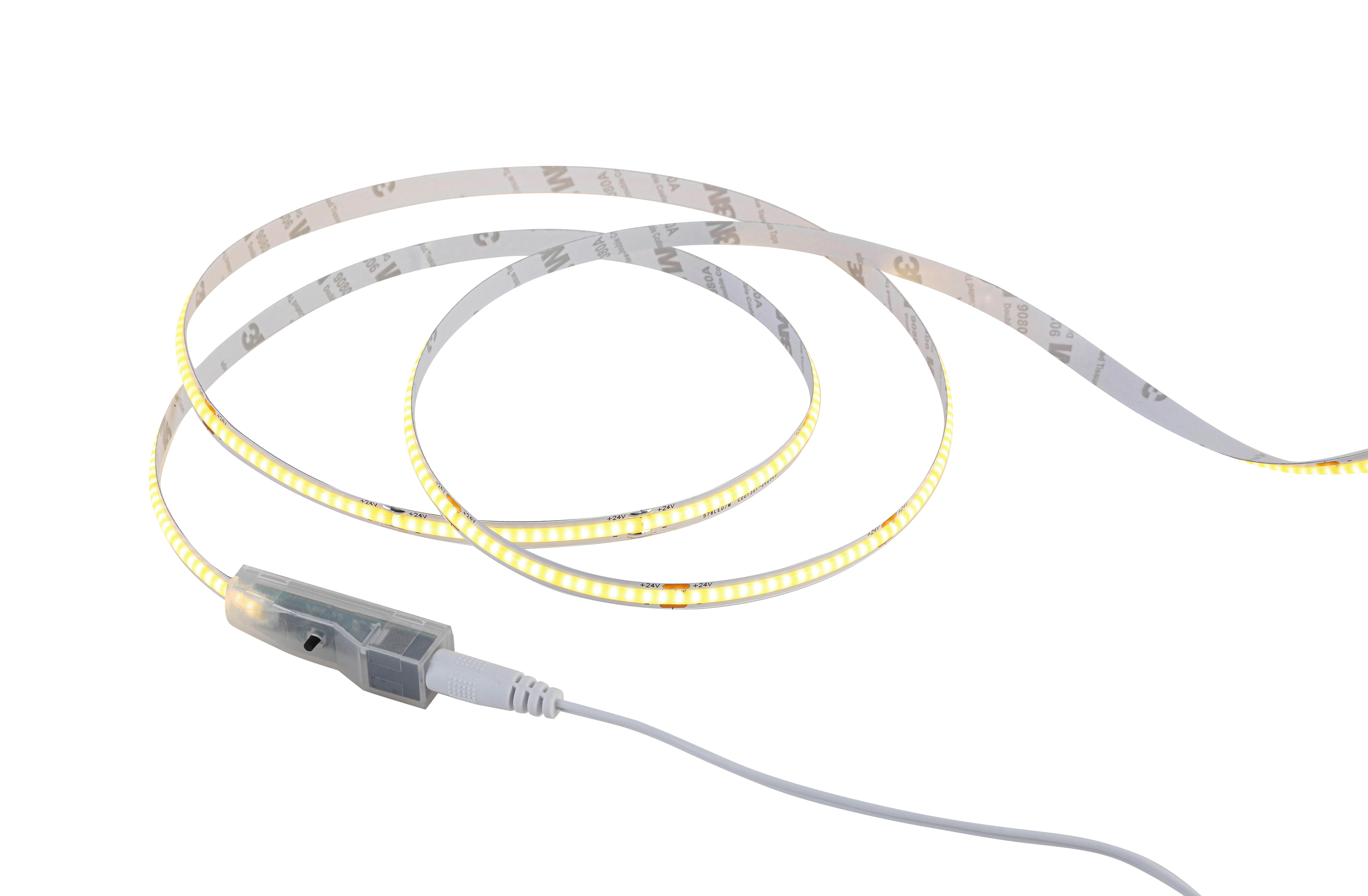LED-LIST HOCH - vit, Modern, plast (500cm) - Mömax