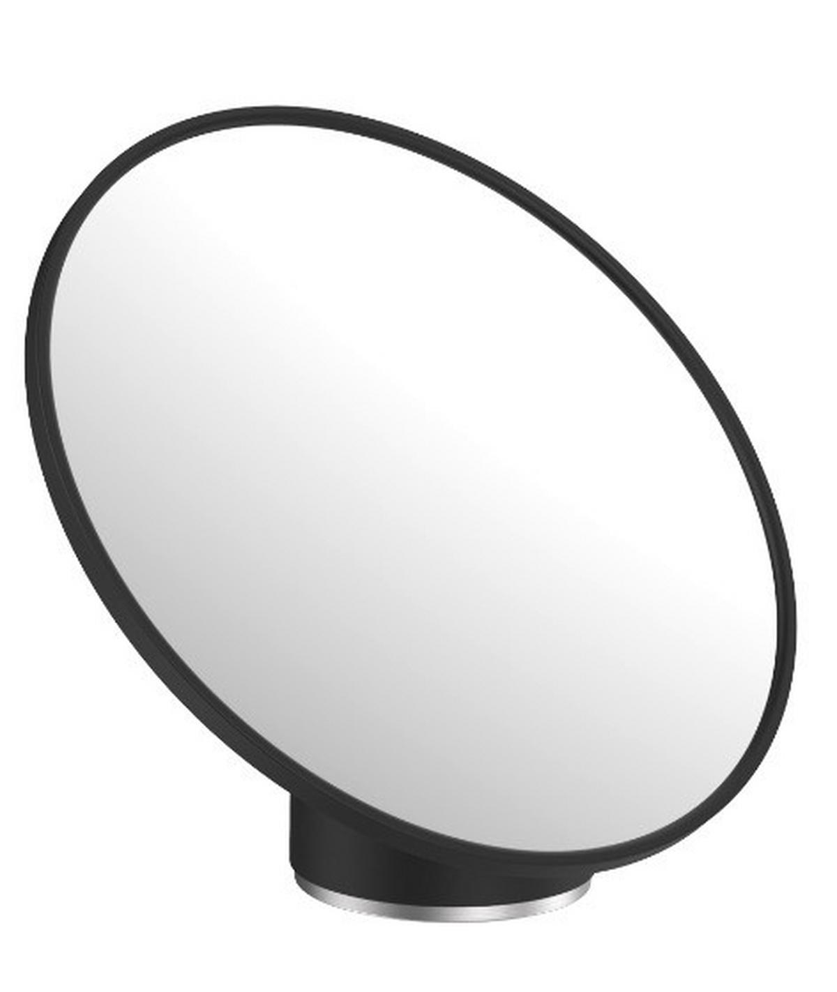 Kosmetikspiegel Chris in Schwarz - Schwarz, Modern, Glas/Kunststoff (19,9/17,2/13,3cm) - Premium Living