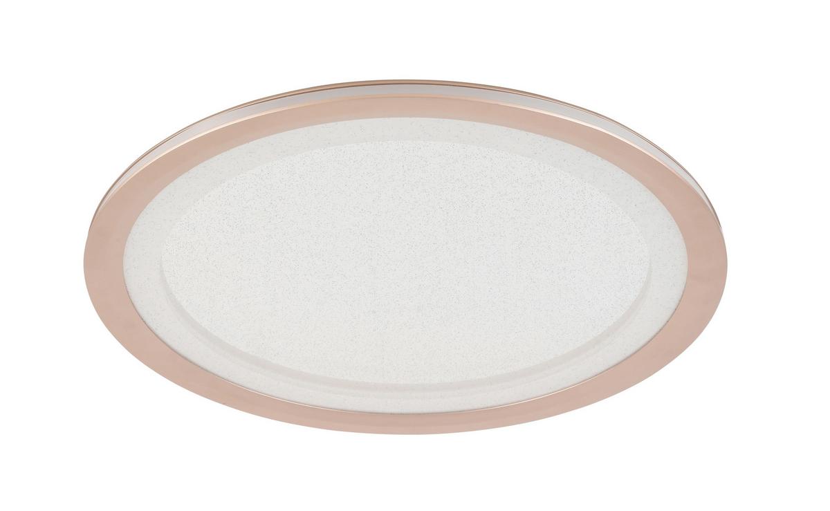 LED Mennyezeti Lámpa Korti - fekete/cappuccino, Modern, műanyag/fém (40/6.1cm) - Modern Living