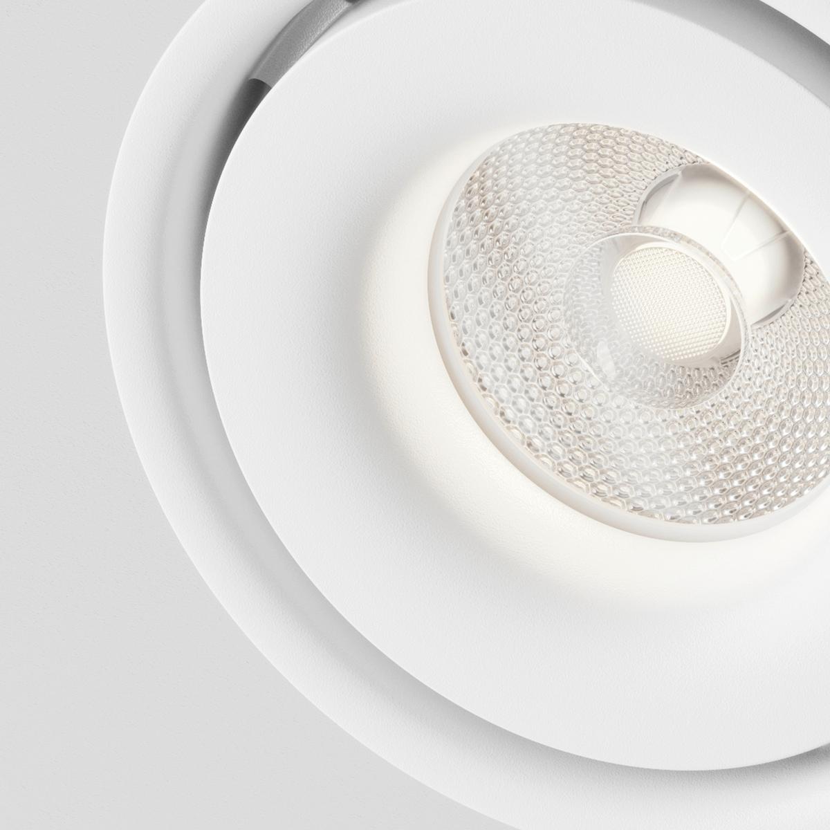LED-Spot Yin Weiß max. 15 Watt - Weiß, Trend, Metall (10/10,5cm) - MAYTONI