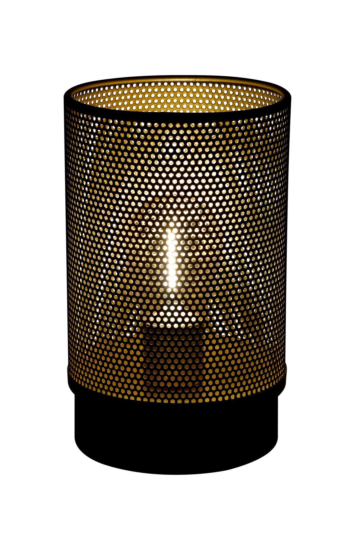Veioză cu LED Vom - negru, Modern, plastic/metal (10/16cm) - Modern Living