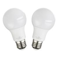 LED-Leuchtmittel 10600-2 max. 9 Watt, 2 Stück - Opal, Kunststoff/Metall (6/11cm)