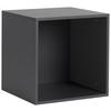 Sitzbox Cubix zum hängen Anthrazit - Anthrazit, KONVENTIONELL, Holzwerkstoff (36/36/34cm) - Mömax