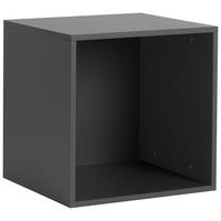Sitzbox Cubix zum hängen Anthrazit - Anthrazit, KONVENTIONELL, Holzwerkstoff (36/36/34cm) - Mömax