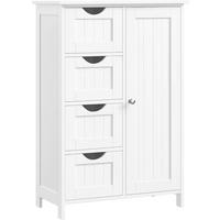 MIDISCHRANK LHC41W - Weiß, Trend, Holzwerkstoff (55/82/30cm) - MID.YOU