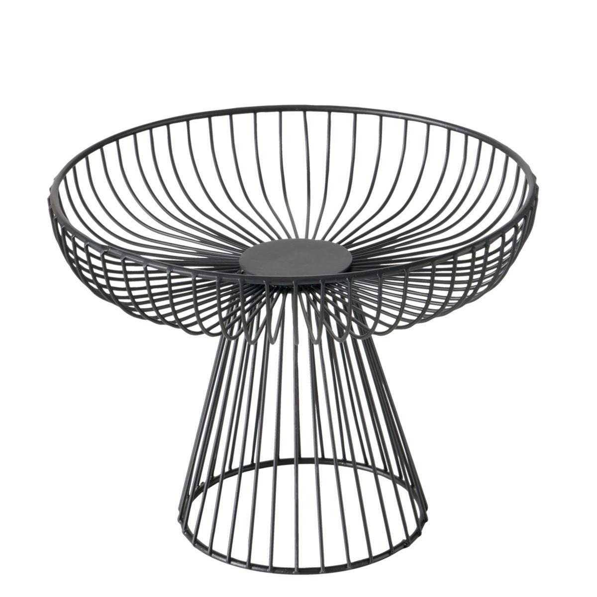 Dekoschale Cindy I in Schwarz - Schwarz, Basics, Metall (29/22cm) - Modern Living