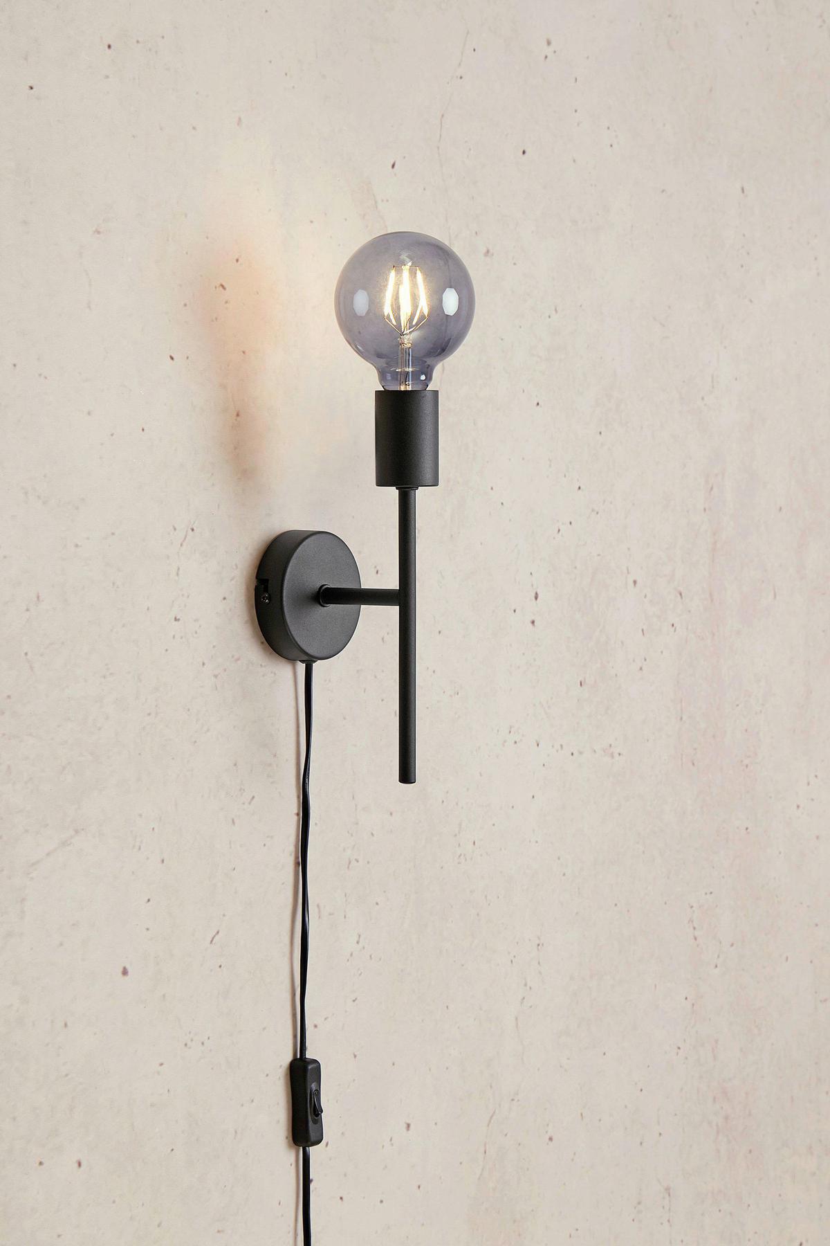 Wandleuchte Cielo Wall Schwarz max. 40 Watt - Schwarz, Basics, Metall (10/10/26,5cm) - Markslöjd