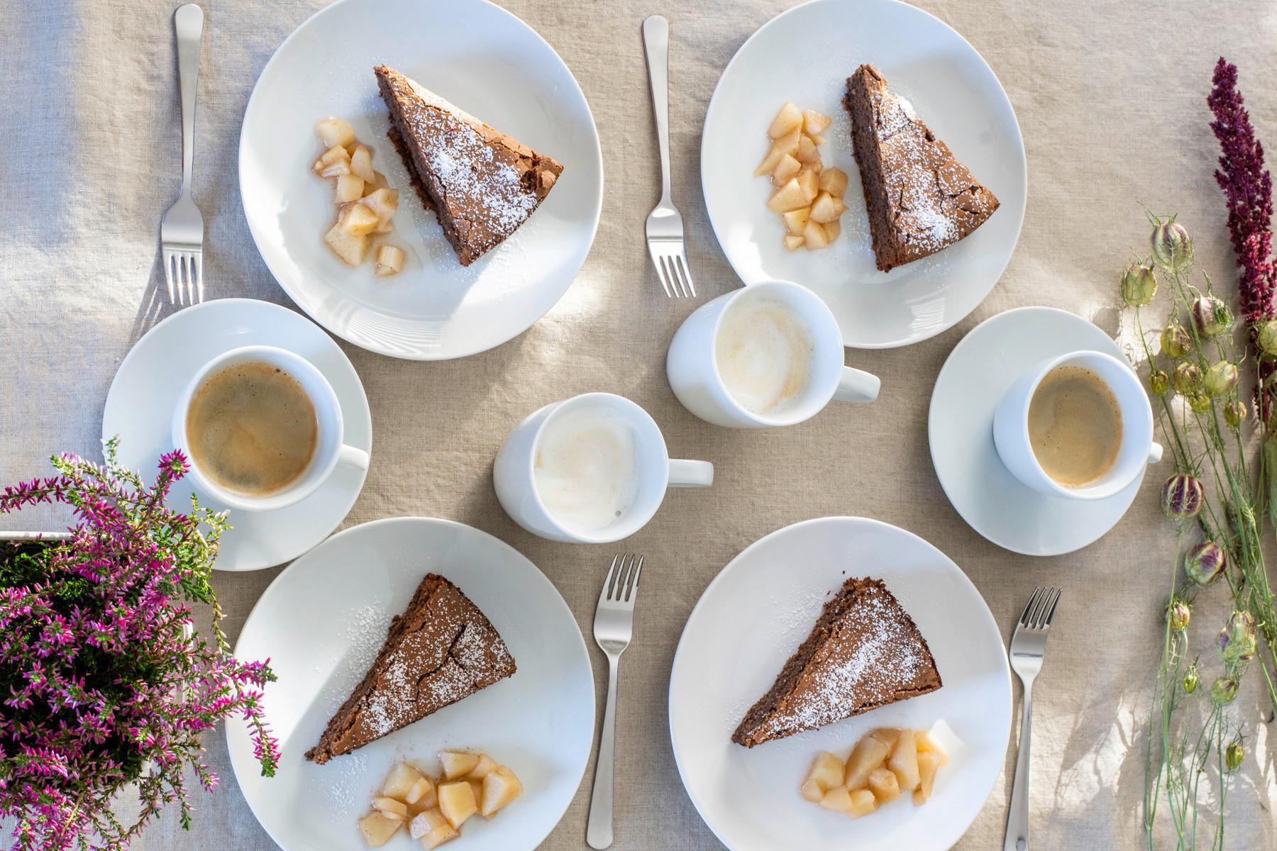 Kombiservice Barca aus Porzellan, 68-teilig - Weiß, Basics, Keramik - Mäser