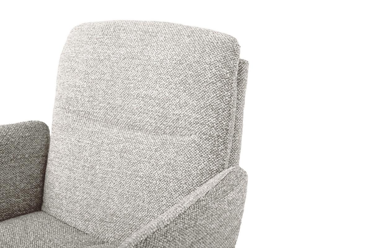 STOŁEK BAROWY FUNNY -EXKLUSIV- - beżowy/czarny, Design, metal/tkanina (55/92-117/54cm) - Novel