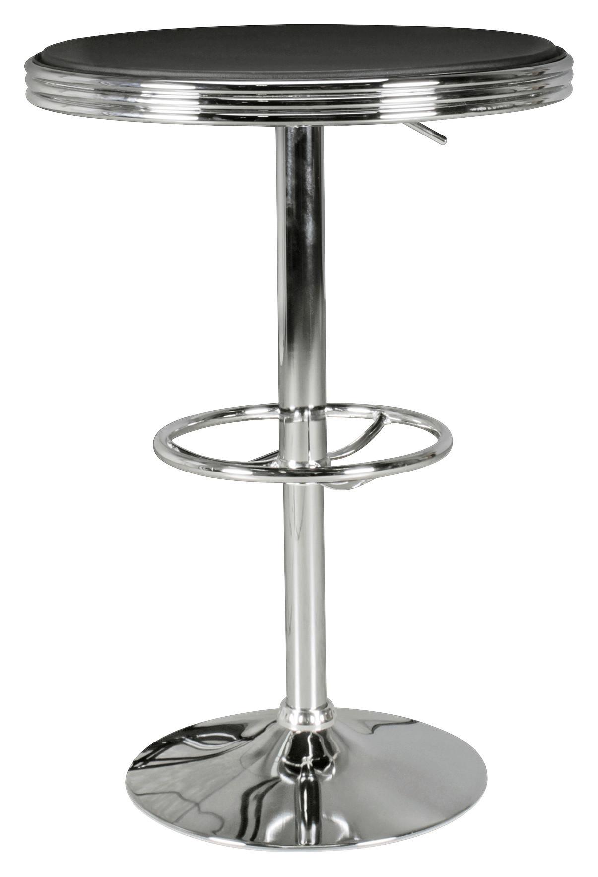 Barska Miza American Diner - srebrne barve, Moderno (60/60/68cm) - MID.YOU