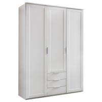 Ormar S Klasičnim Vratima Nadja - srebrne boje, Konvencionalno, drvni materijal (135/210/58cm) - Modern Living