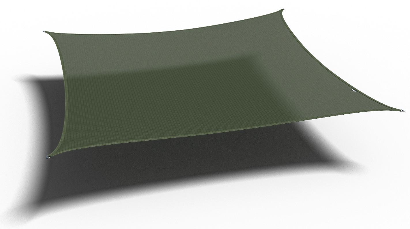 Sonnensegel Coolfit Grün - Grün, MODERN, Kunststoff (500/1/500cm) - Gardenson