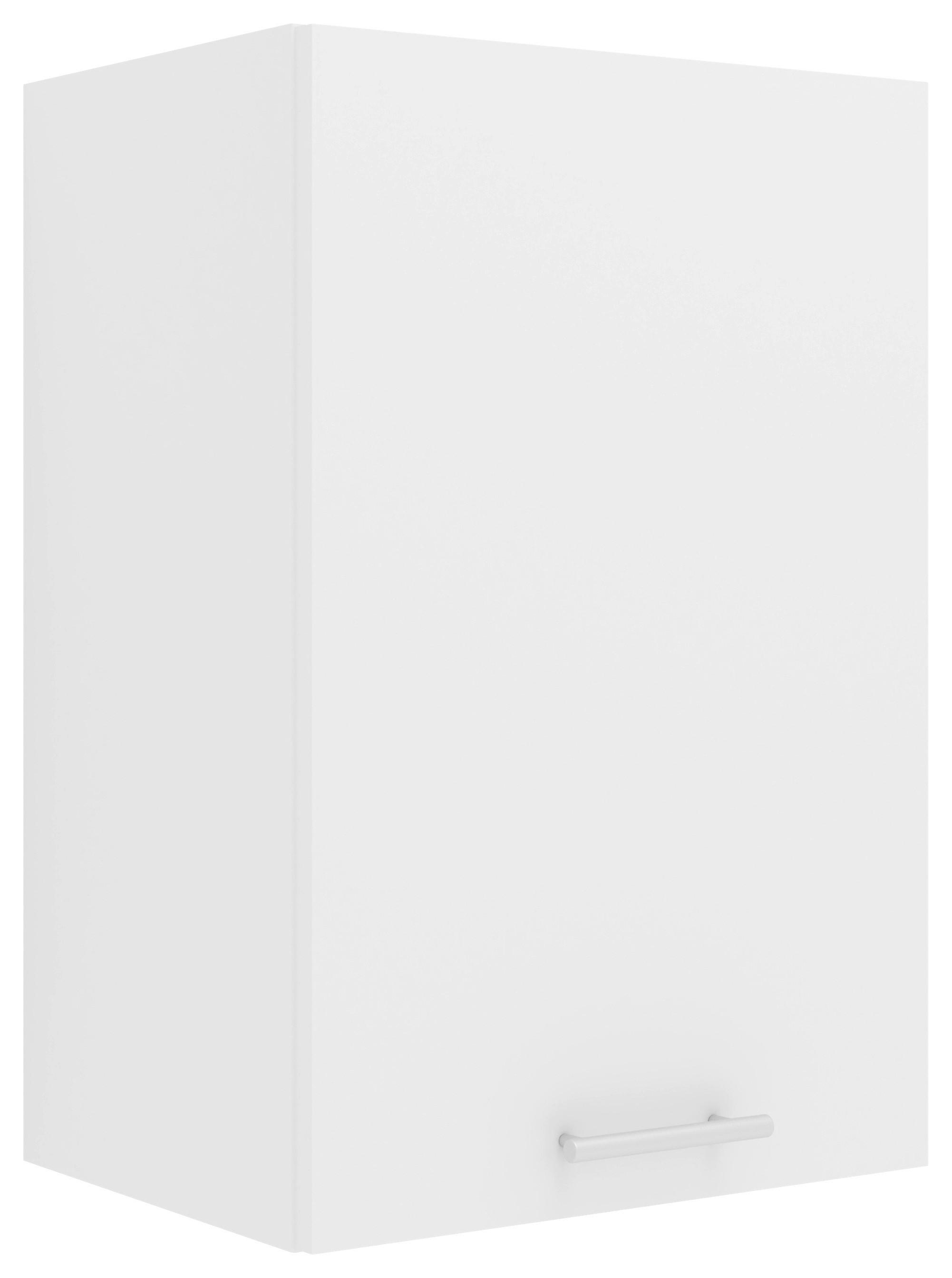 Kuhinjska Zgornja Omarica Esilo, Bela - bela/barve aluminija, Konvencionalno, kovina/leseni material (40/60/31cm) - MID.YOU