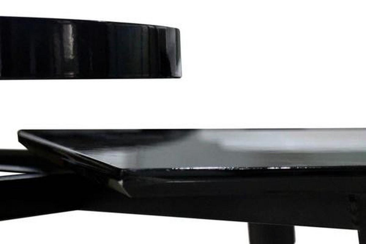 BEISTELLTISCH 4LHNP - Schwarz/Braun, Basics, Holz/Holzwerkstoff (49,5/77/46cm) - Kayoom