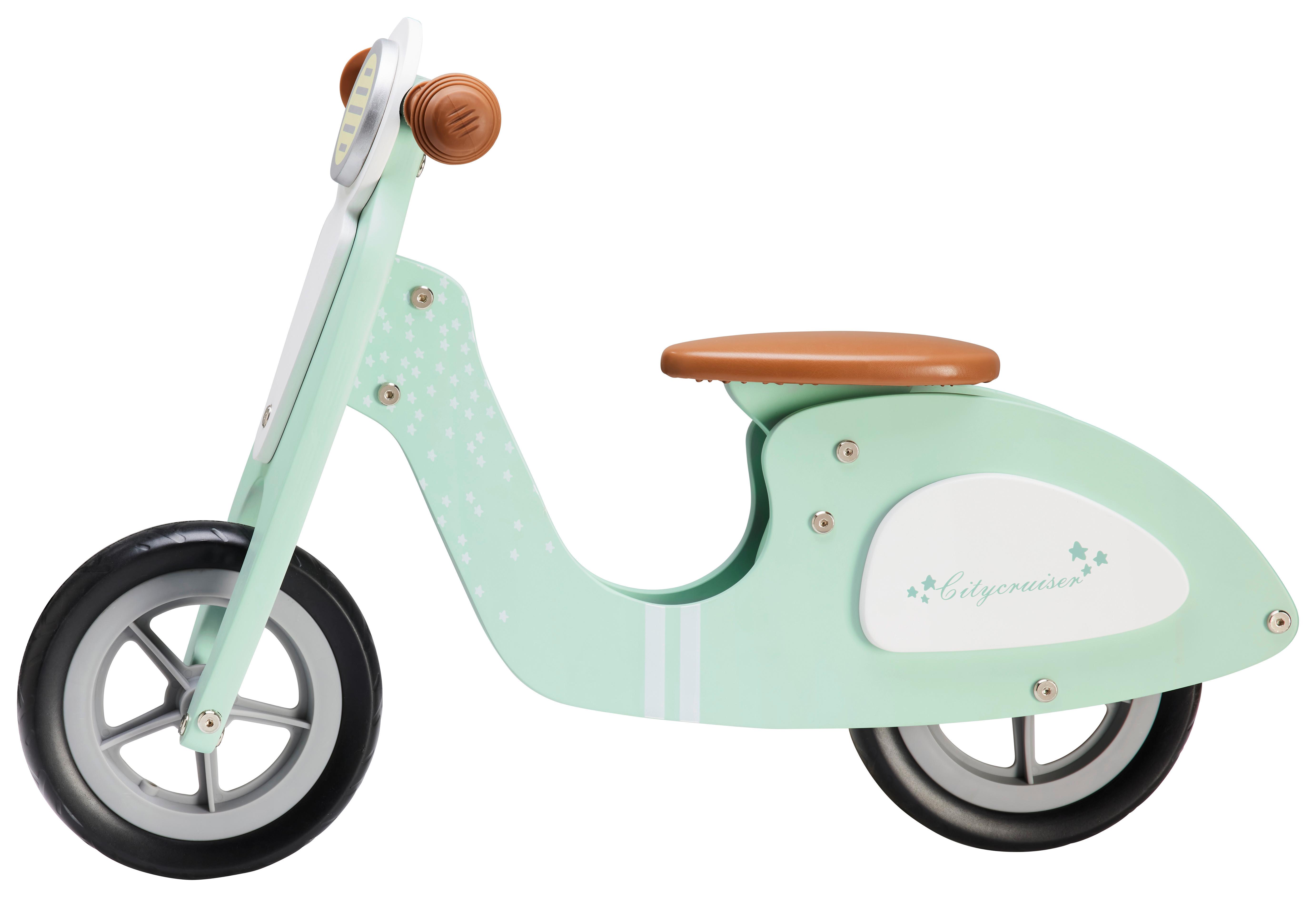 Bicikl Guralica Vespa - boje mente, Natur, drvo (76/34/48cm) - Based