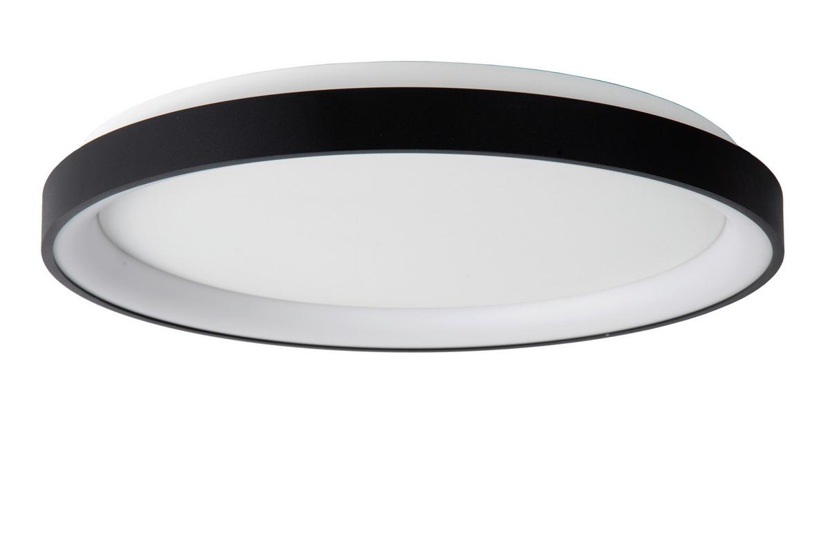 LAMPA SUFITOWA LED 46103/38/30 VIDAL - czarny, Design, tworzywo sztuczne (48/48/6cm) - Lucide