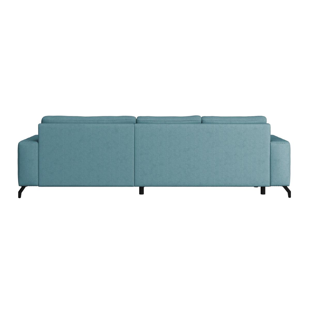 Kutna Garnitura Cloud - svijetlo plava, Trend, tekstil (290/178cm) - Modern Living