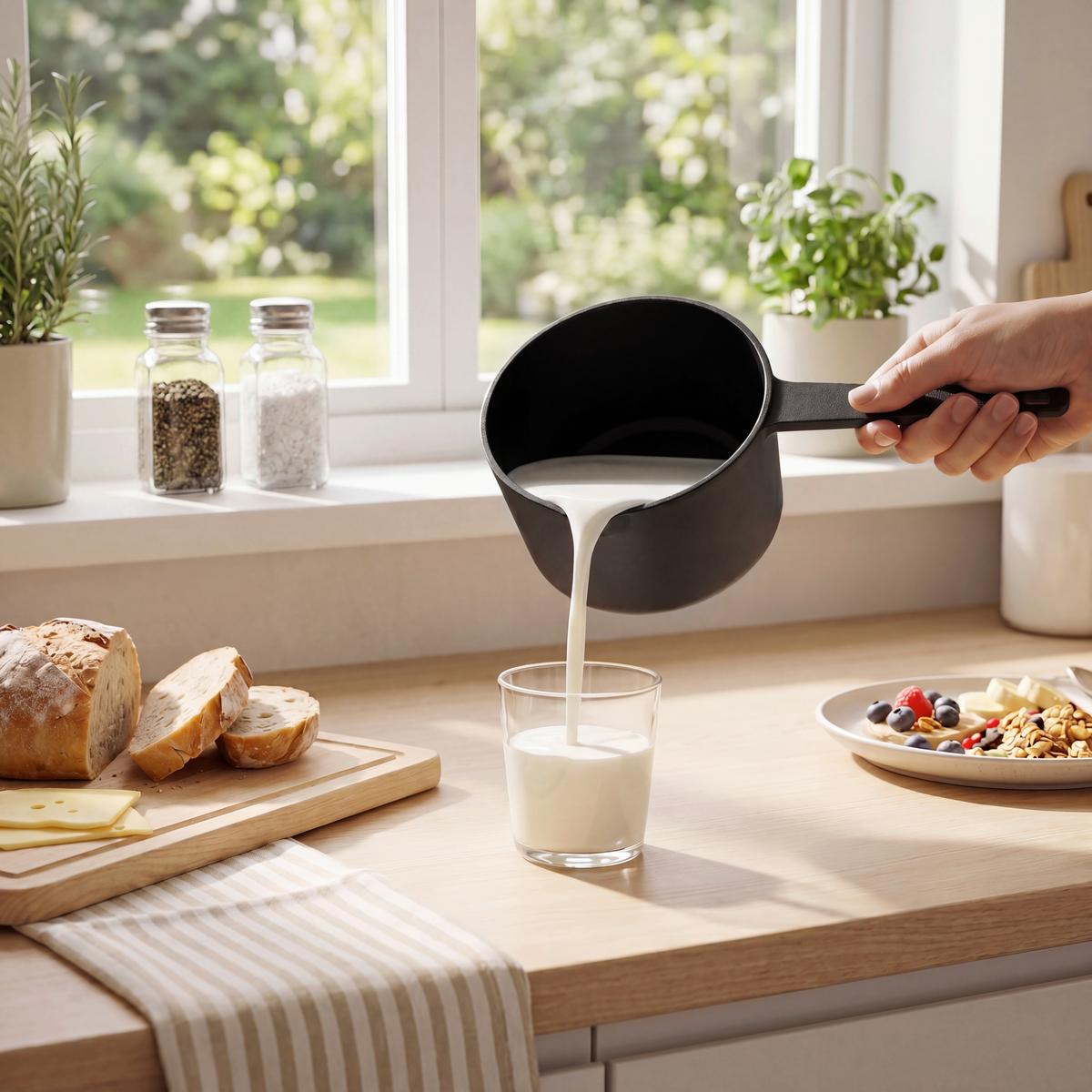 Šerpa 1,15l Irony - crna, Konvencionalno, metal (15/9cm) - Gourmesto
