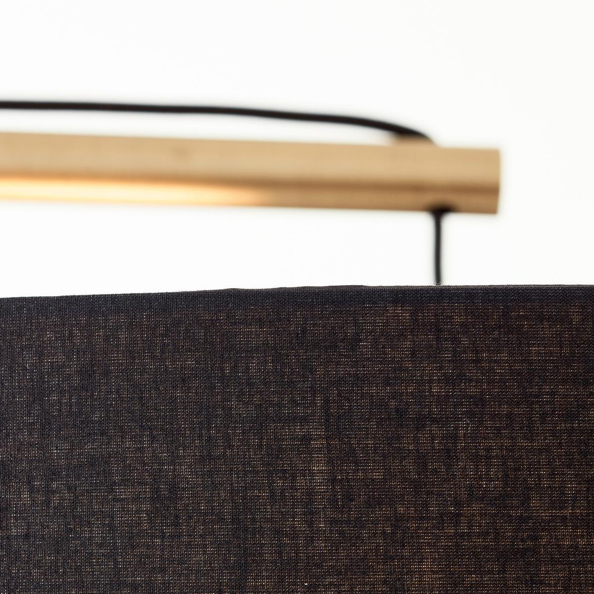 LAMPA STOJĄCA 94605L78 ANNICE STA1 - kolor mosiężny/czarny, Design, metal/tkanina (160/192,5/50cm) - Brilliant