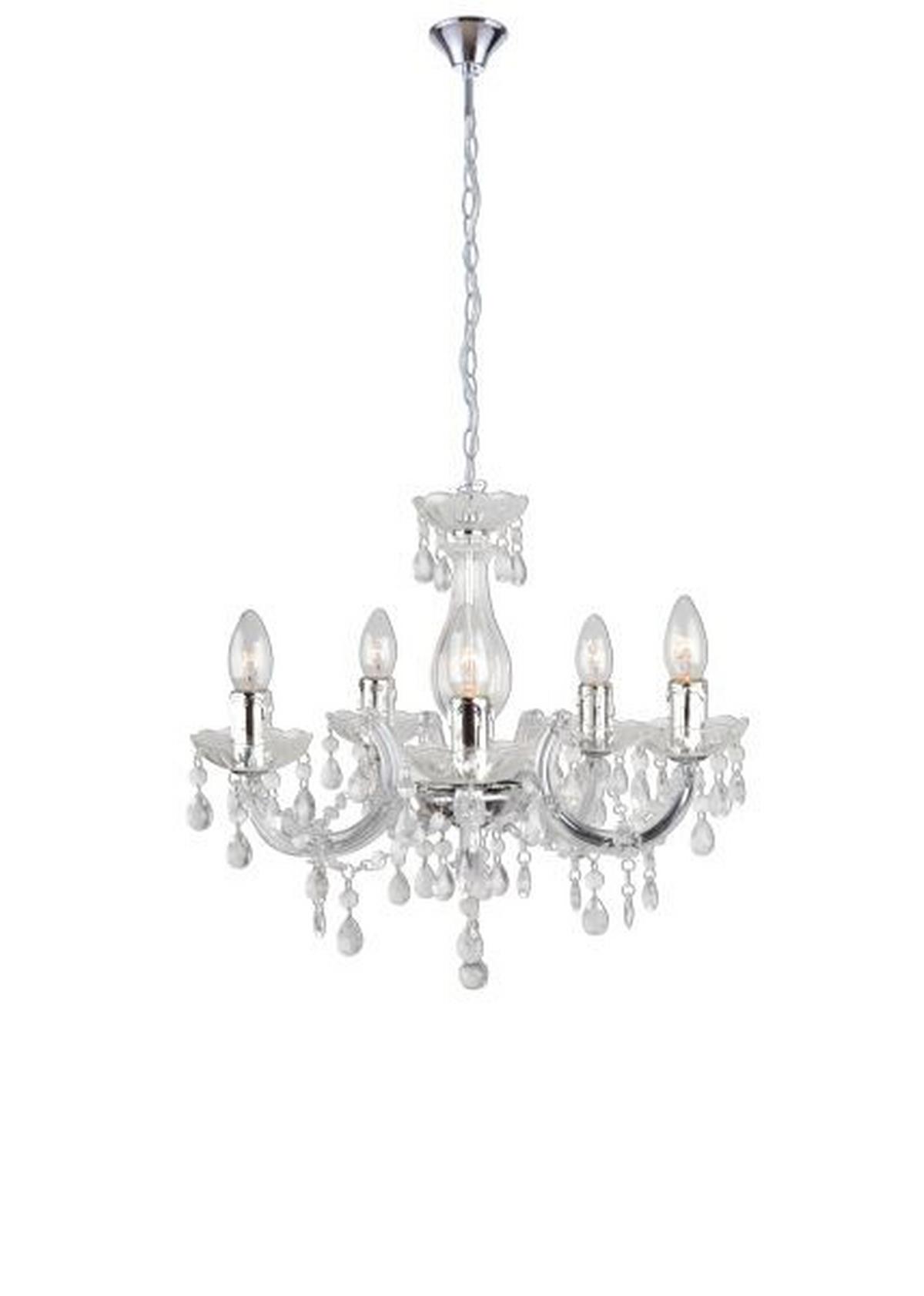 HÄNGELEUCHTE 63116-5 CUIMBRA II - Chromfarben, Lifestyle (46/128cm) - Globo
