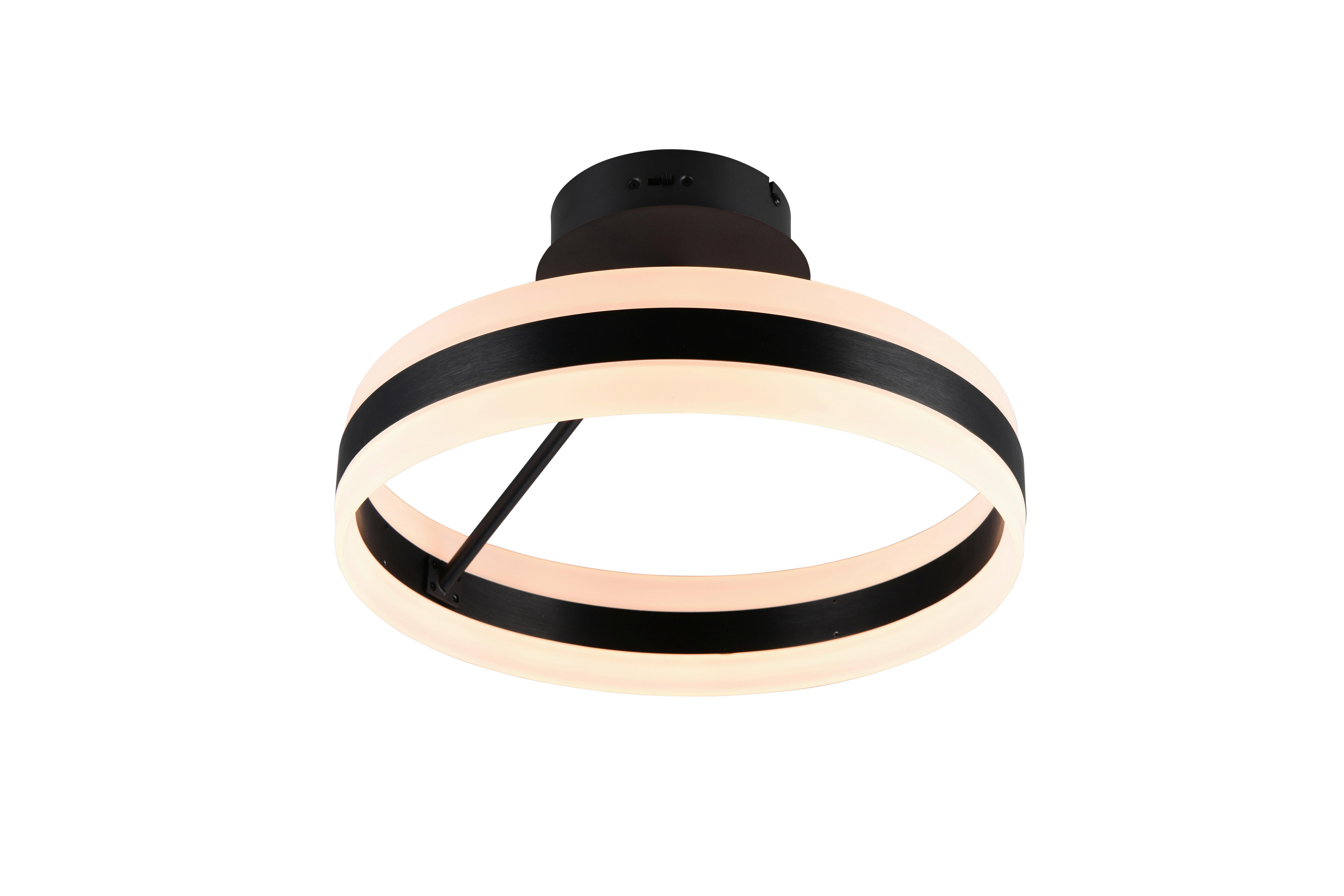 LAMPA SUFITOWA LED 631410132 DIOS - czarny/biały, Design, tworzywo sztuczne/metal (40/24cm) - Trio Leuchten