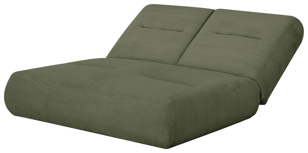 Zofa Luna, Olivno Zelena, Funkcija Ležišča - olivno zelena , Design, tekstil (159/88/160cm) - Livetastic