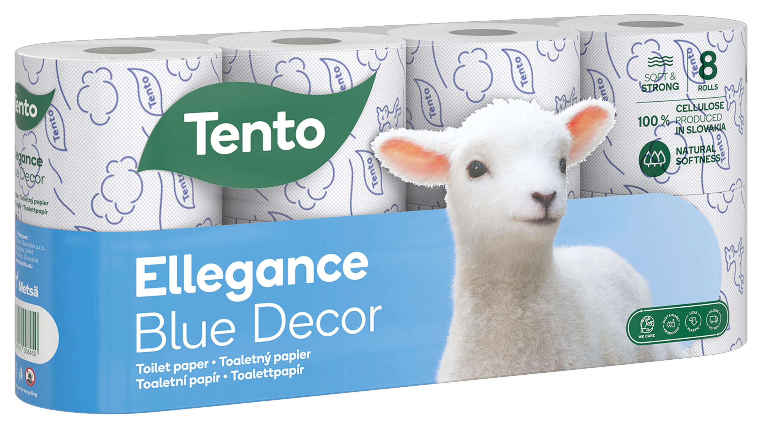 Wc Papír Tento Blue Decor