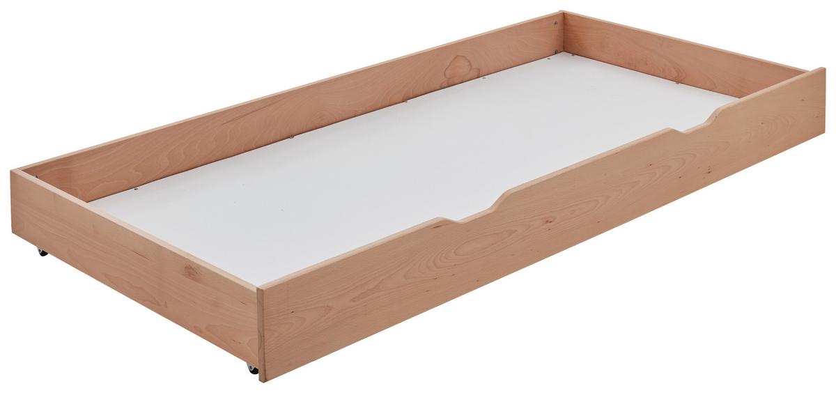 Sertar depozitare pat Lupo - culoare lemn fag, Konventionell, lemn (195/19/94cm)