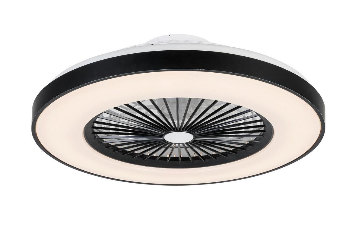 Stropna Led-svetilka Mitzi - črna/bela, Moderno, umetna masa (57/19cm) - Mömax