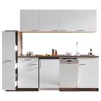 Kuhinjski Blok Oliver, Barva Hrasta, Bela - barve hrasta/bela, Basics, umetna masa/leseni material (225cm) - Respekta