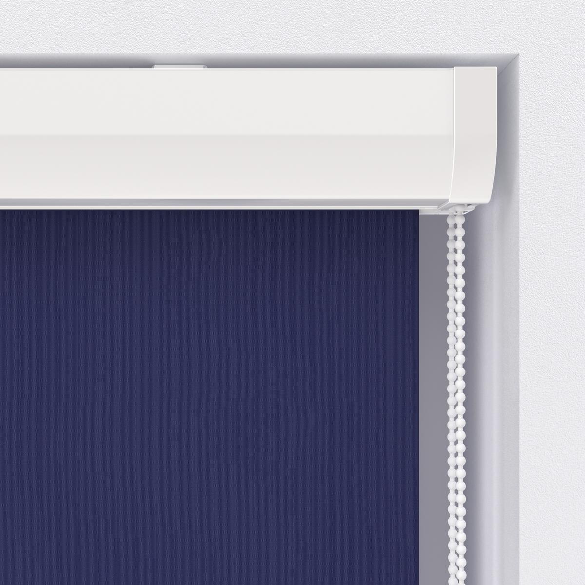 Verdunklungsrollo in Blau ca. 100x175cm - Blau, Basics, Textil (100/175cm) - MID.YOU