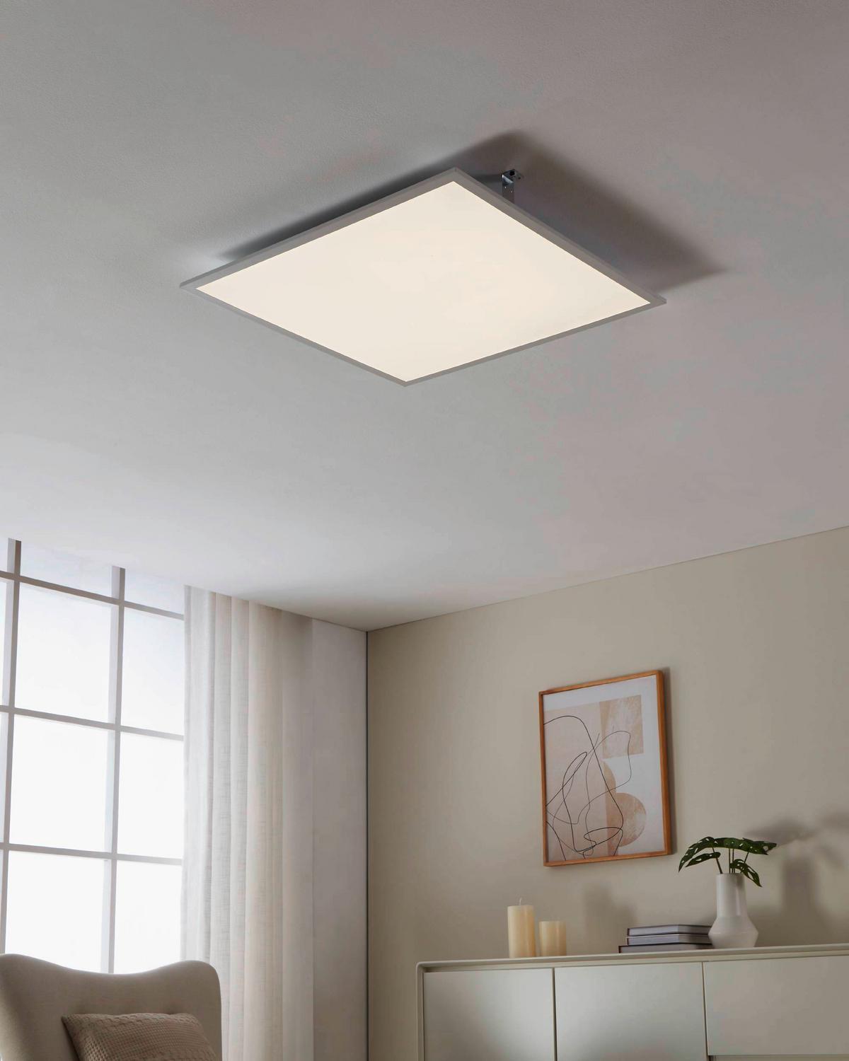 Led-paneel 900938_rabassa - Weiss, Basics, Kunststoff/Metall (62/62/2,7cm) - Eglo