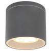 Außendeckenleuchte Alcala max. 11 Watt - Klar/Anthrazit, Basics, Glas/Metall (10,8/9,6cm) - Globo