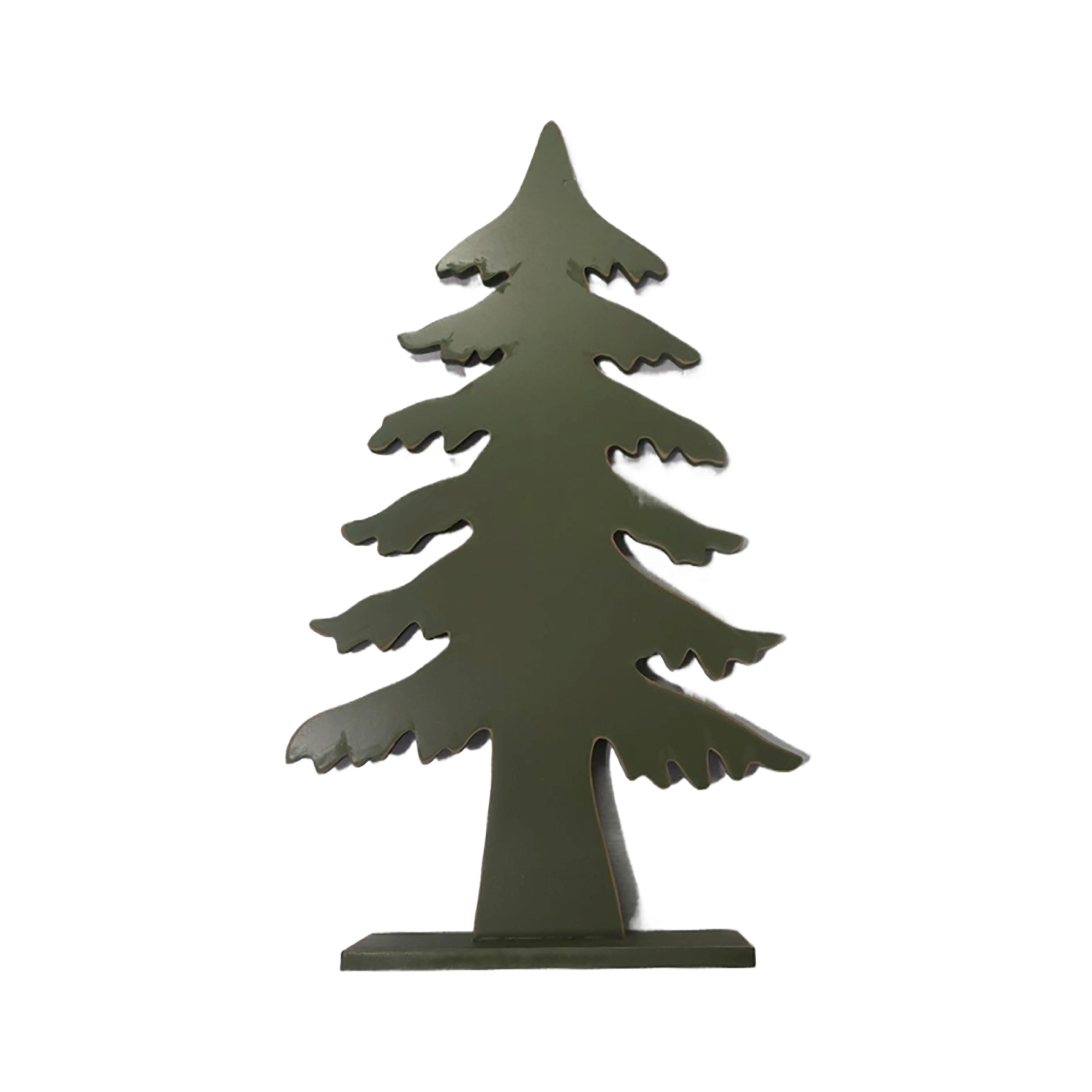 DRZEWO DEKORACYJNE 24SF22454L - zielony, Lifestyle, materiał drewnopochodny (30/61/8cm) - X-Mas