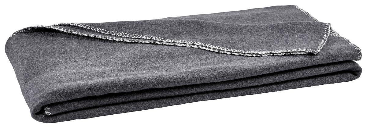 KOC POLAROWY SMOOTHY - ciemnoszary, Basics, tkanina (140/190cm) - Zoeppritz