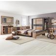 Sideboard in Kieferfarben - Dunkelgrau/Schwarz, LIFESTYLE, Holzwerkstoff/Kunststoff (160,5/107,3/43,4cm) - Modern Living Sideboard in Kieferfarben - Dunkelgrau/Schwarz, LIFESTYLE, Holzwerkstoff/Kunststoff (160,5/107,3/43,4cm) - Modern Living