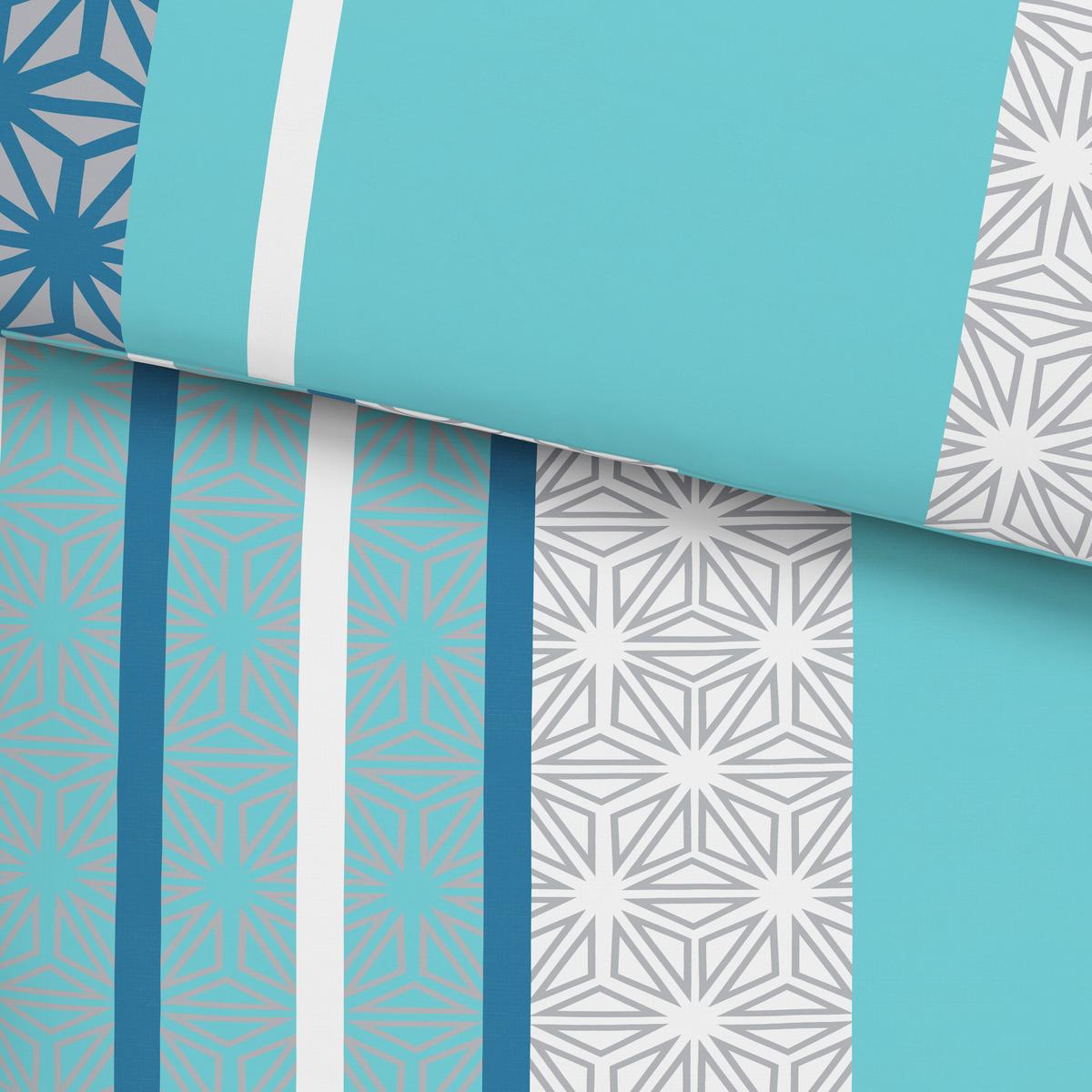 Lenjerie de pat Sara,cca. 200x220/2x50x70 cm - turcoaz, textil (200/220cm) - Based