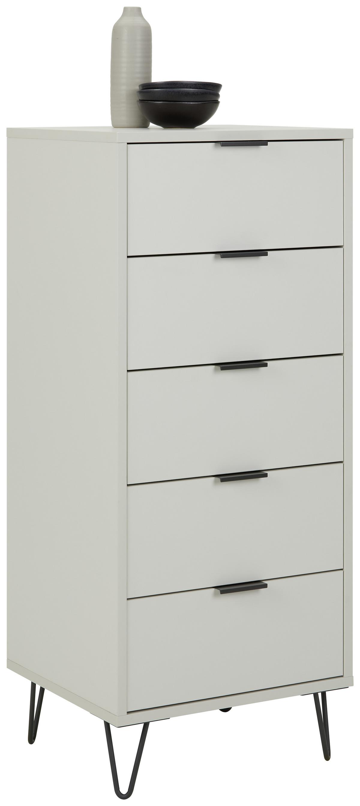Komoda Bounty - siva/antracit, Moderno (51/108/45cm) - Premium Living