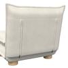 BÄDDFÅTÖLJ BELLA - cremefärgad/naturfärgad, Modern, metall/trä (85/76/84cm) - Bessagi Home