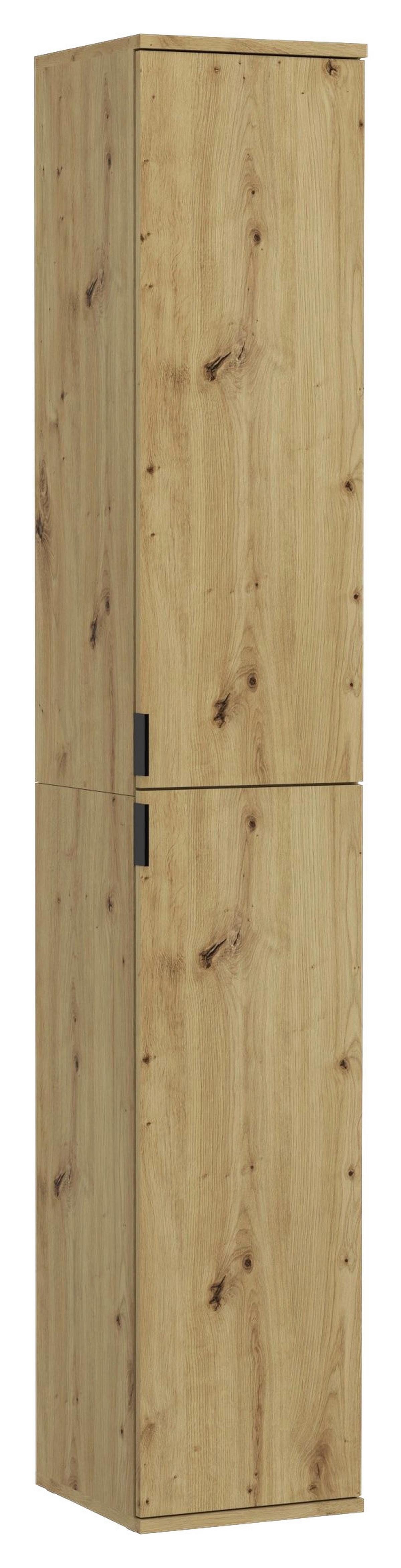 Ormar Projekt X - hrast Artisan, Konvencionalno, drvni materijal/metal (30/193/34cm) - Modern Living