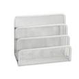 Irattartó Mesh 680001 - Ezüst, Fém (17,5/8,2/13,5cm) - Homezone Irattartó Mesh 680001 - Ezüst, Fém (17,5/8,2/13,5cm) - Homezone